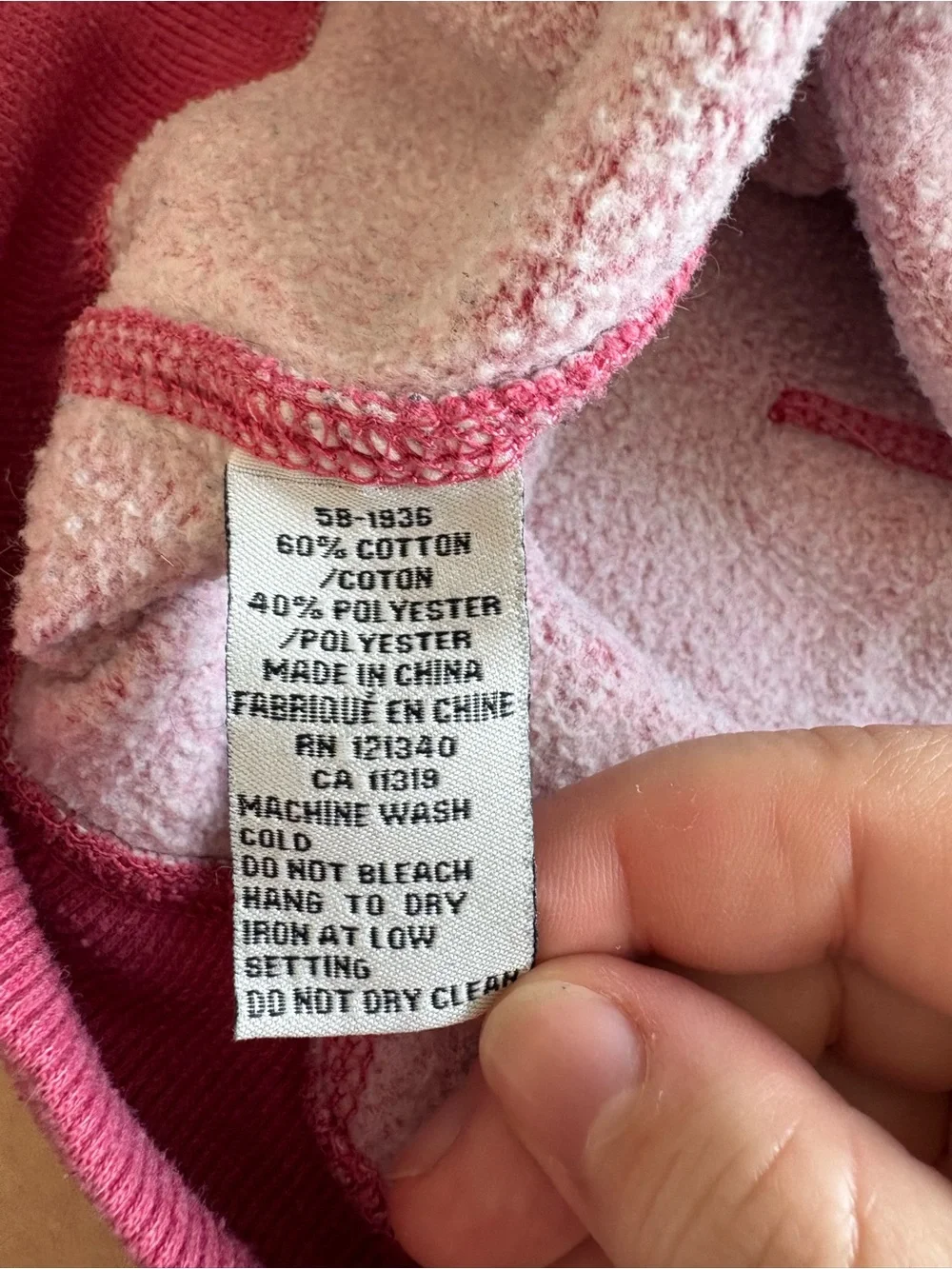 Vintage Y2K Garage Pink Hooded Sweater - Picture 5 of 7